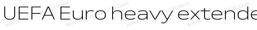 UEFA Euro heavy extended字体转换